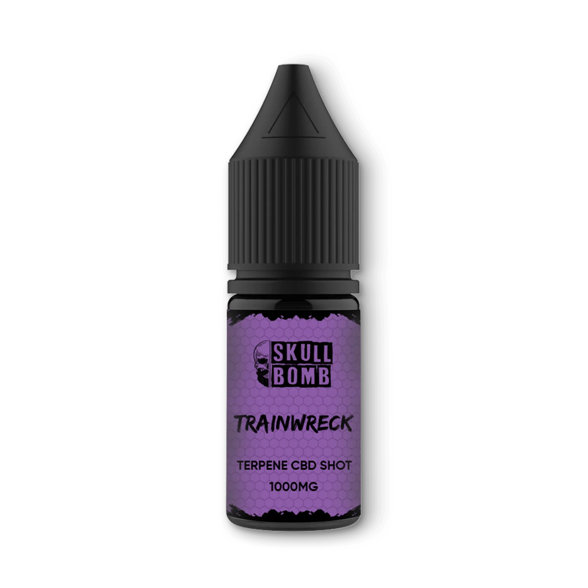 SKULL BOMB TERPENE 1000MG CBD SHOT - TRAINWRECK