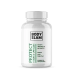 BODYSLAM® PROTECT STACKED CAPSULES: Immunity boosting antioxidant supplement in a white bottle. Peoples CBD - Make Life Better Everyday!