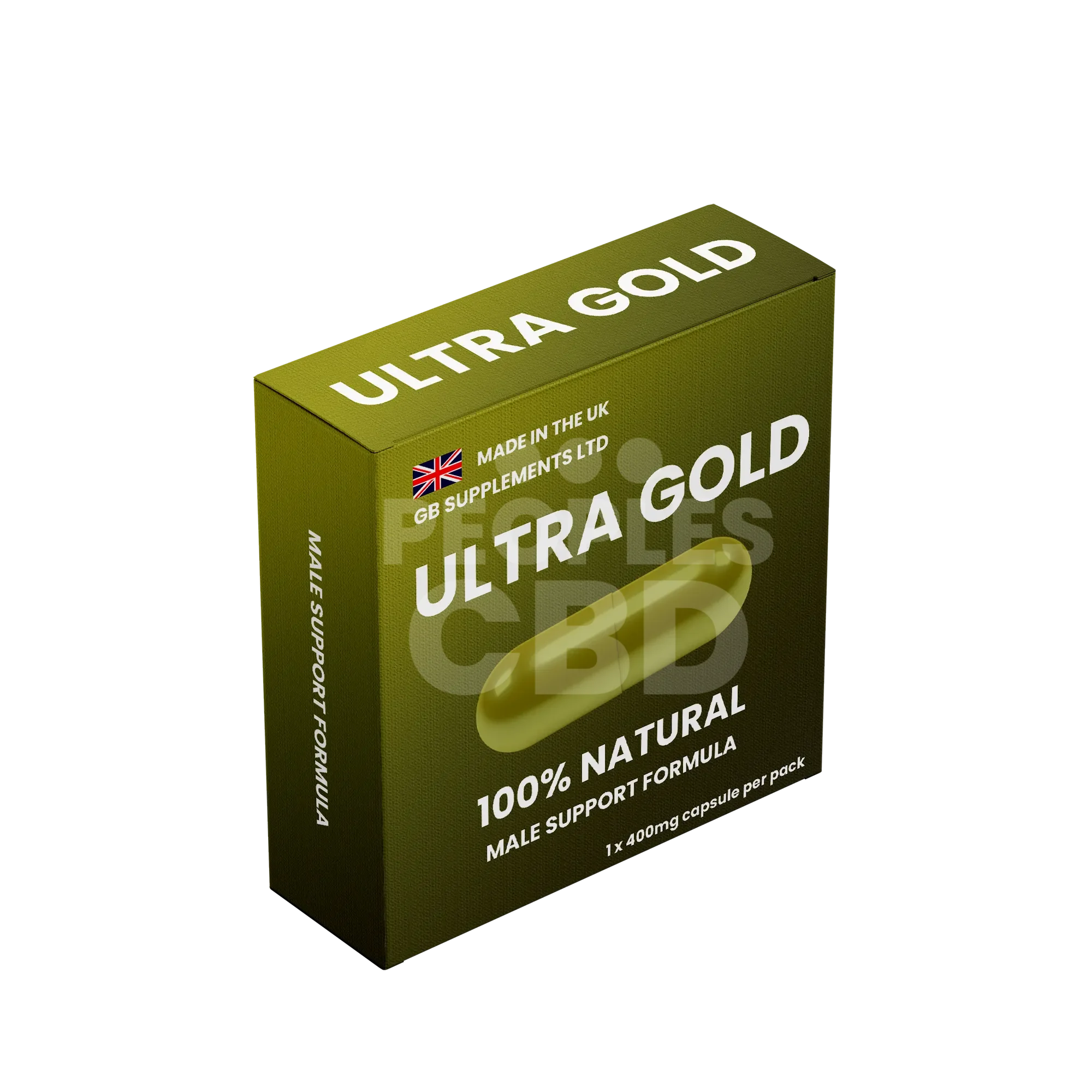 ULTRA GOLD MALE SUPPORT & DELAY FORMULA 400MG PILL FOR MEN - Image 2