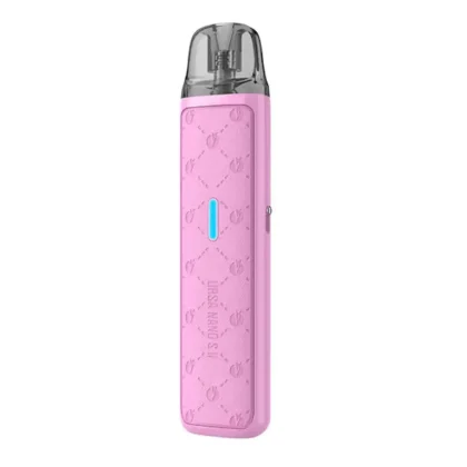 LOST VAPE URSA NANO S2 POD KIT – PINK DAUPHINE: A stylish pink vape pen with a unique patterned design. Peoples CBD - Make Life Better Everyday!