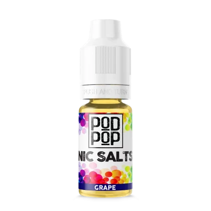 POD POP Grape Nic Salt: Grape flavoured nic salts for vaping. Peoples CBD - Make Life Better Everyday!