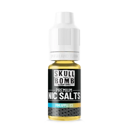 Skull Bomb Pineapple Ice premium nic salt. A nicotine salt e-liquid. Peoples CBD - Make Life Better Everyday!