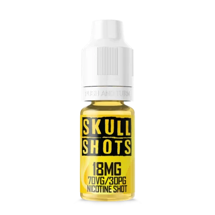 SKULL SHOTS 18MG Nicotine Shot: 70VG/30PG nic salt for e-cigarettes and vaping devices. Peoples CBD - Make Life Better Everyday!