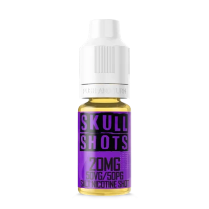 SKULL SHOTS 20MG Nic Salt Shot: 50VG/50PG nicotine salt e-liquid, ideal for pod systems. Peoples CBD - Make Life Better Everyday!