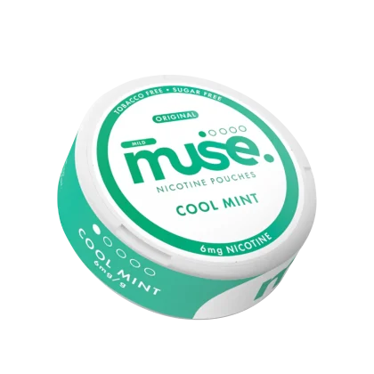 MUSE COOL MINT 6MG nicotine pouches. Tobacco and sugar-free nicotine pouches UK. Peoples CBD - Make Life Better Everyday!