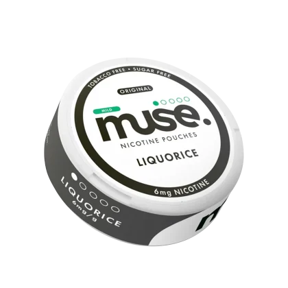 MUSE Liquorice 6mg nicotine pouches: Tobacco-free, sugar-free nicotine pouch from MUSE, a mild and original flavour. Peoples CBD - Make Life Better Everyday!