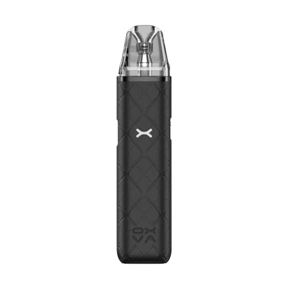 OXVA XLIM GO Black Pod Kit: Sleek OXVA XLIM GO pod vape kit with textured design, ideal for OXVA XLIM GO pods. Peoples CBD - Make Life Better Everyday!