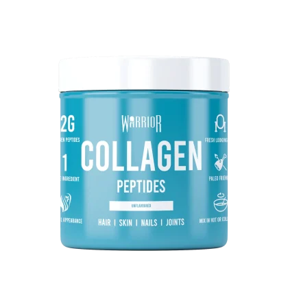 WARRIOR COLLAGEN PEPTIDES Unflavoured powder. Collagen peptides for hair, skin, nails and joints. Peoples CBD - Make Life Better Everyday!