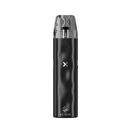 Black ELFBAR ELFX MINI POD KIT. Includes elfbar elfx pod kit and compatible with elfbar elfx replacement pods. Peoples CBD - Make Life Better Everyday!