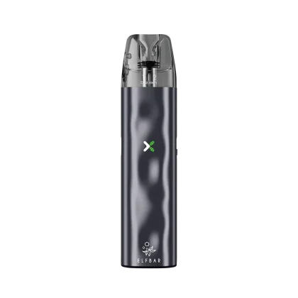 Grey ELFBAR ELFX MINI POD KIT. Includes Elfbar ELFX pod kit and is compatible with Elfbar ELFX replacement pods. Peoples CBD - Make Life Better Everyday!