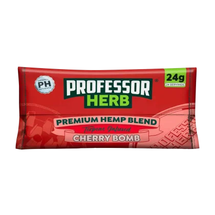 Professor Herb Premium Hemp Blend Cherry Bomb 24g, terpene infused Peoples CBD - Make Life Better Everyday!