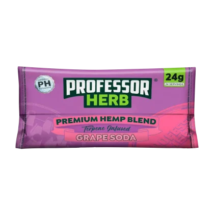 Professor Herb Premium Hemp Blend Grape Soda 24g Peoples CBD - Make Life Better Everyday!