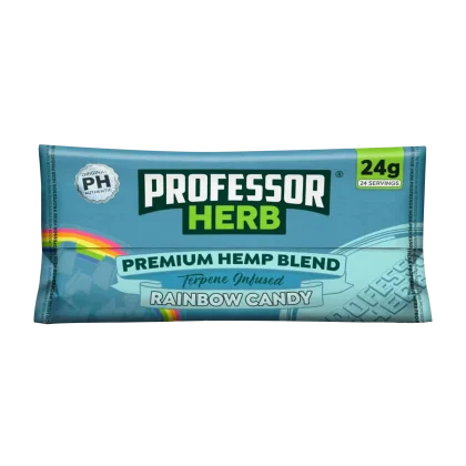 Professor Herb Premium Hemp Blend Rainbow Candy 24g Peoples CBD - Make Life Better Everyday!