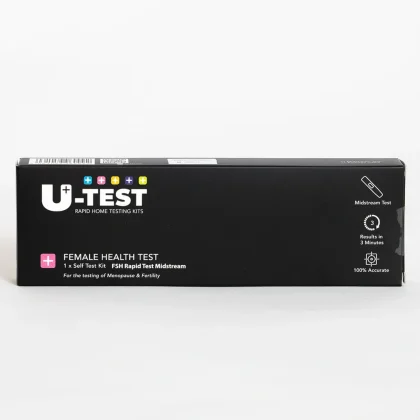 U-TEST FSH Rapid Home Testing Kit for menopause & fertility Peoples CBD - Make Life Better Everyday!