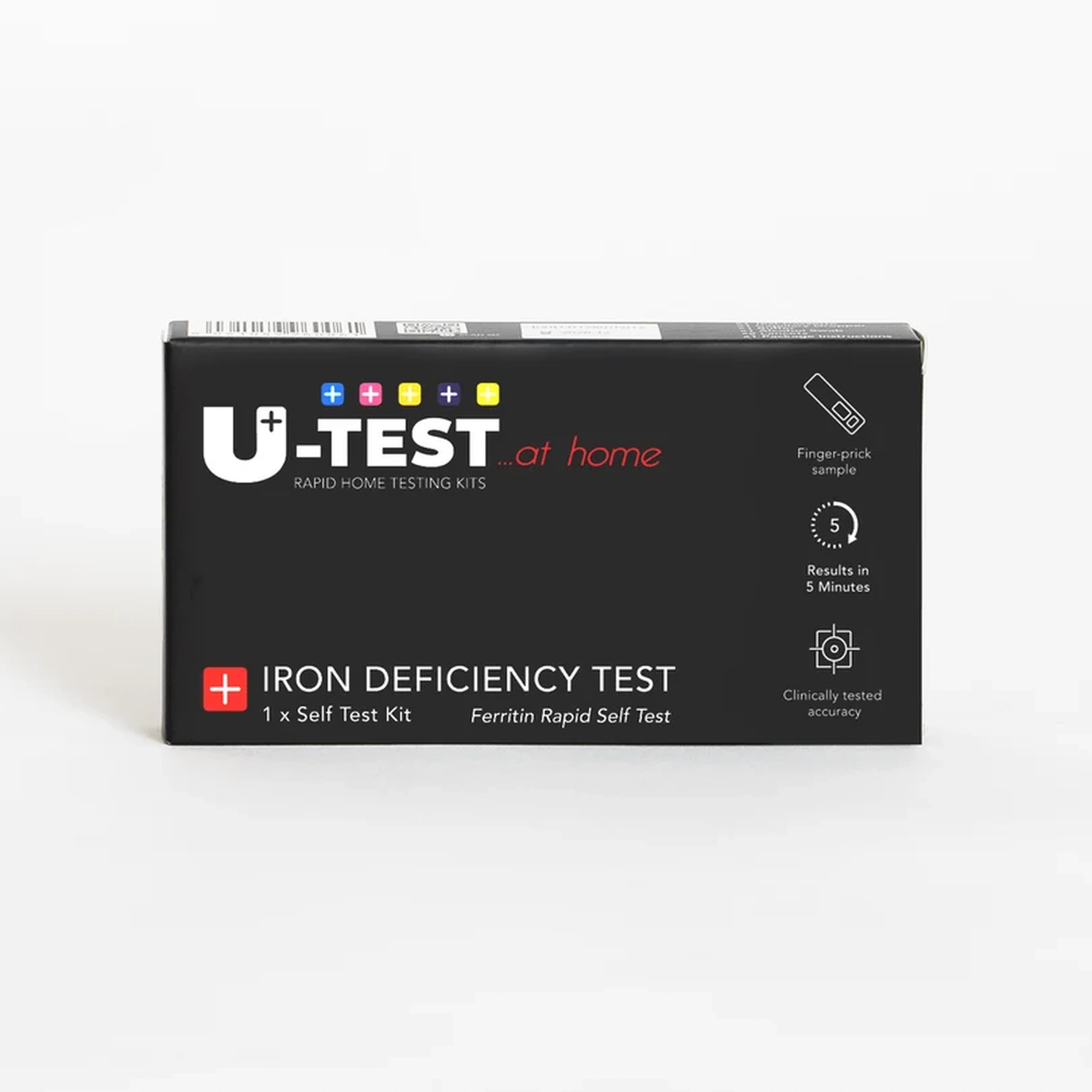 U-TEST iron deficiency test kit box Peoples CBD - Make Life Better Everyday!