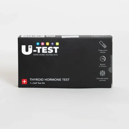 U-Test rapid home thyroid hormone test kit box Peoples CBD - Make Life Better Everyday!