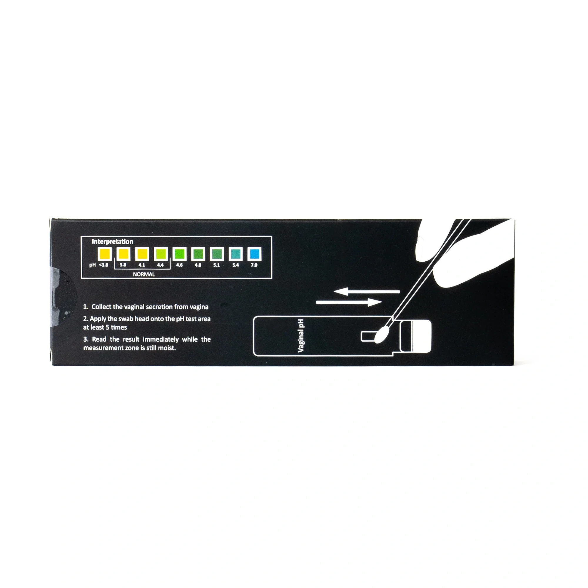 Vaginal pH test strip instructions and interpretation chart Peoples CBD - Make Life Better Everyday!