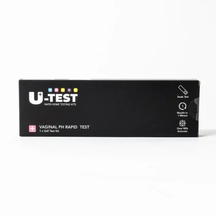 U-Test vaginal pH rapid home testing kit box Peoples CBD - Make Life Better Everyday!