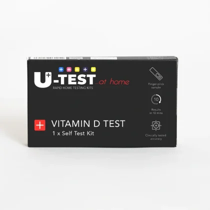 U-Test Vitamin D Self Test Kit box Peoples CBD - Make Life Better Everyday!