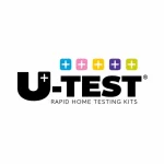 U-TEST Rapid Home Testing Kits logo with colourful plus signs Peoples CBD - Make Life Better Everyday!